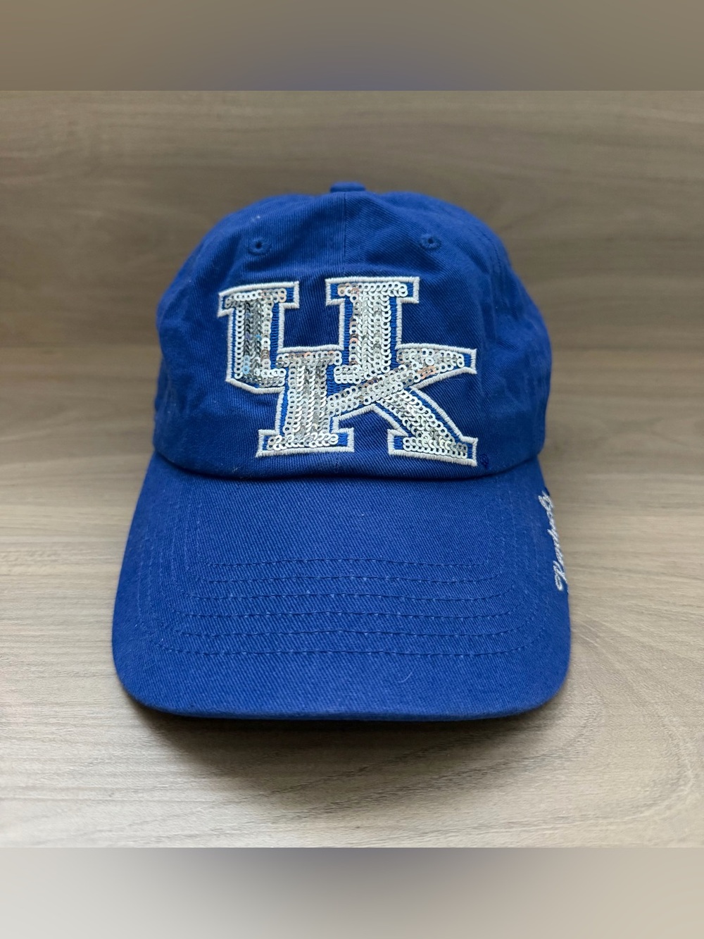 Kentucky Wildcats UK Cap Brand 47 Women's Adjustable Blue With Sequins